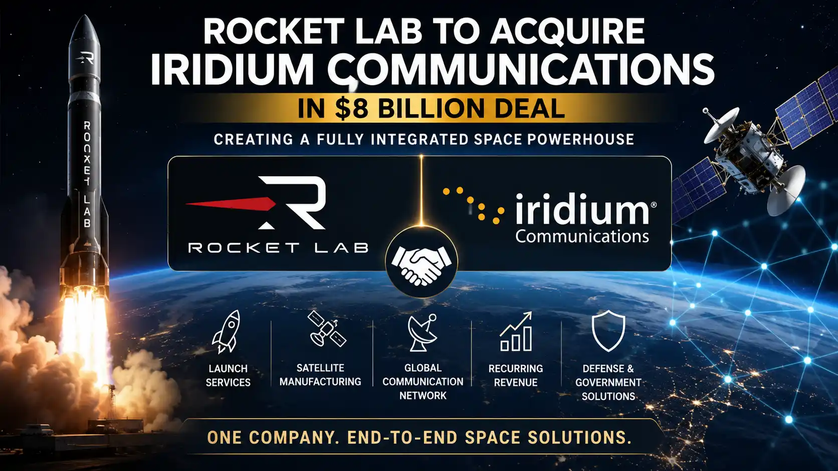 Rocket Lab to Acquire Iridium Communications in $8 Billion Deal Explained