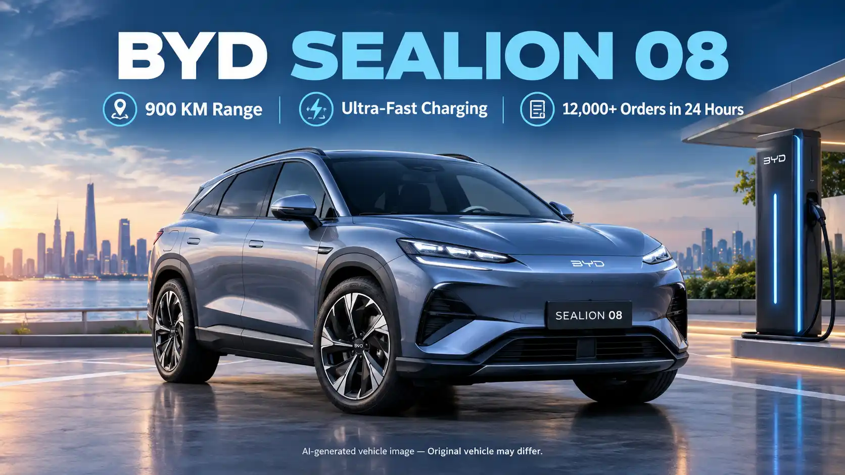 BYD Sealion 08: The New 900 km Electric SUV With Ultra-Fast Charging