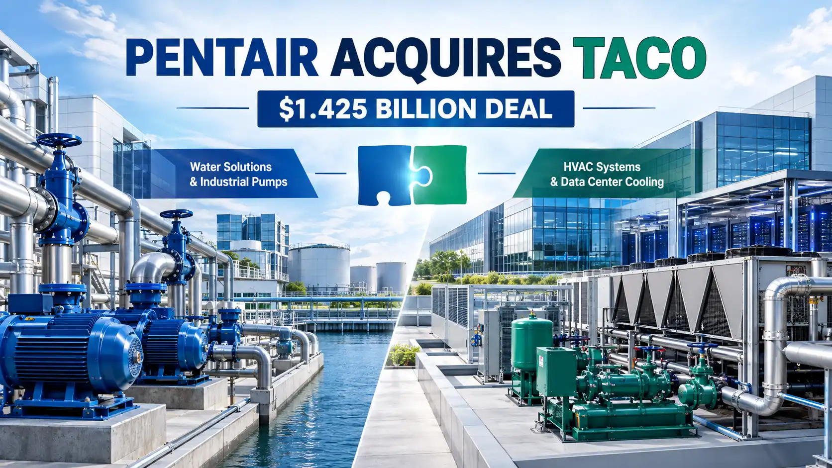 Pentair to Acquire Taco Group Holdings for $1.425 Billion – Deal Analysis