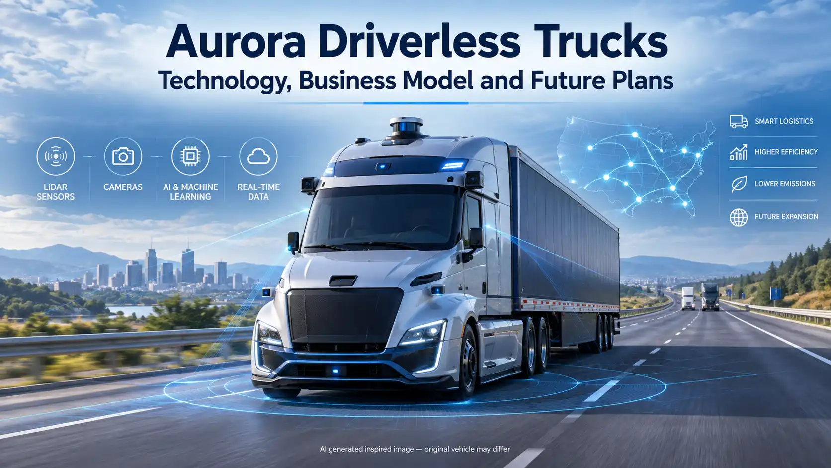 Aurora Driverless Trucks: Technology, Business Model and Future Plans