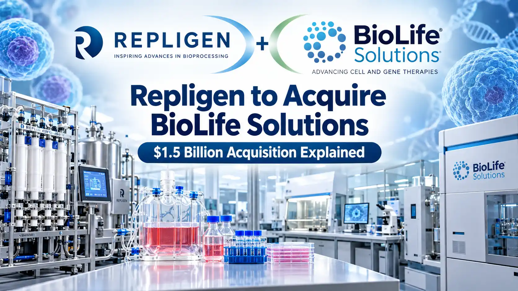 Repligen to Acquire BioLife Solutions for $1.5 Billion: Deal Explained