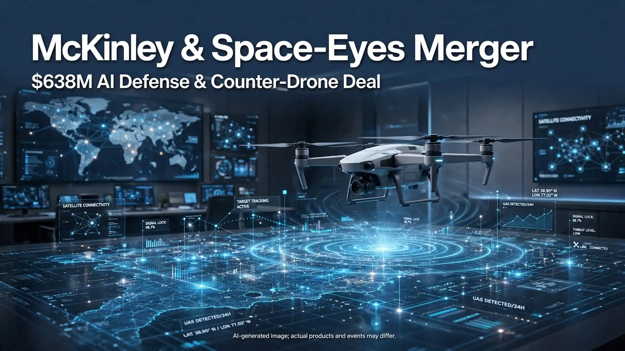 McKinley and Space-Eyes Merger: AI Defense and Counter-Drone Technology Deal